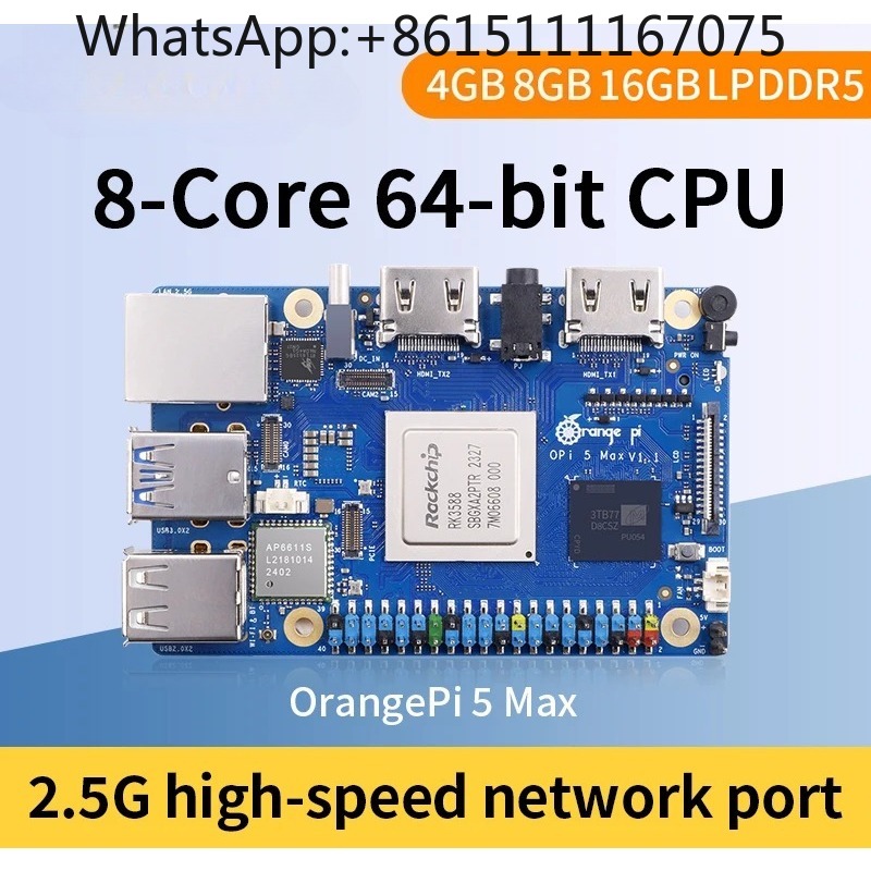 Orange Pi 5 Max RK3588 SBC 8G/ - Orange Pi 5 Max Rk3588 review and price