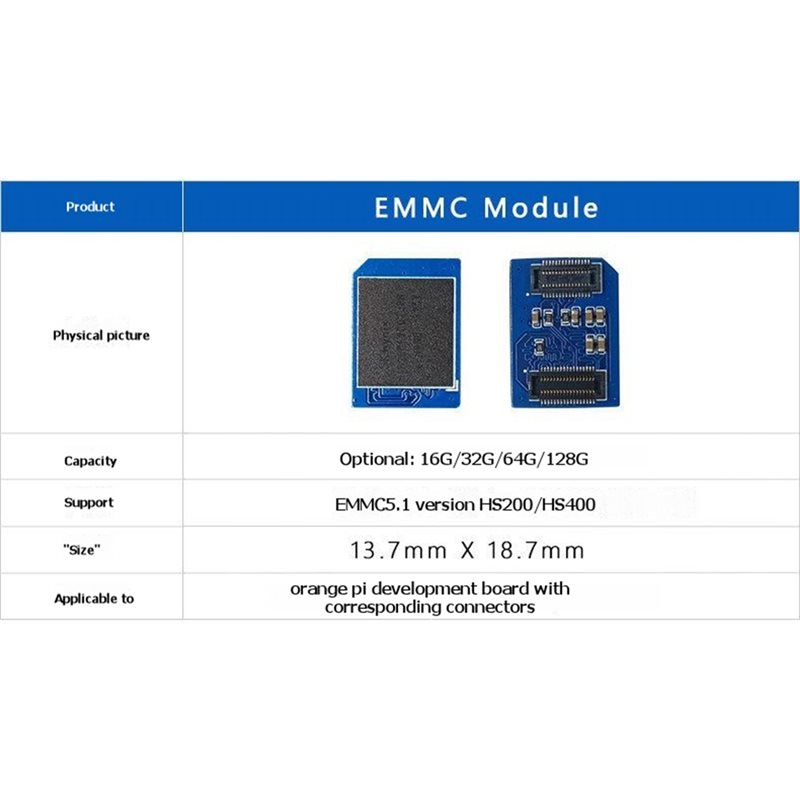 A13E-EMMC 32GB Module For Oran - Orange Pi 5 Plus 32Gb review and price